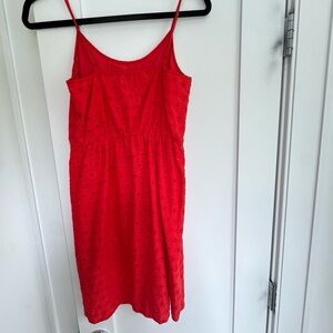 Elegant Red Sleeveless Dress